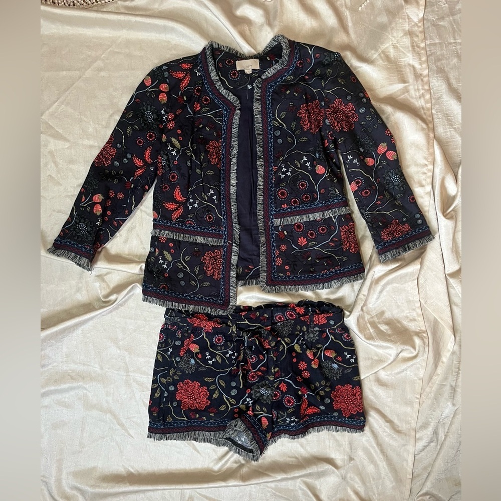 LOFT Blazer/Short Set